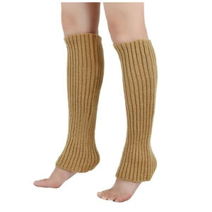 Leg Warmers In Light Khaki